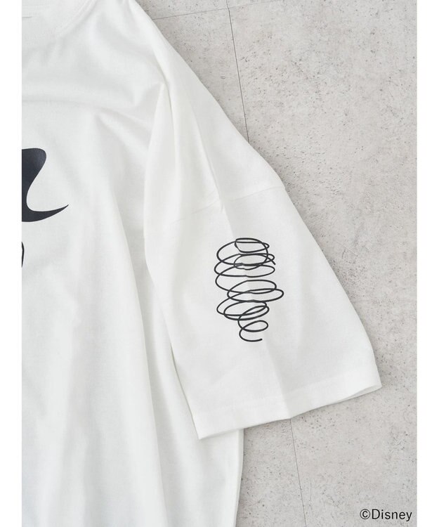 earth music&ecology Ｇｏｏｆｙ＆Ｍａｘ／箔プリントＴｅｅ Black