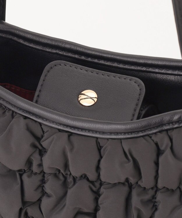 LA BAGAGERIE ポップコーンキルト2WAYトート Sサイズ ブラック