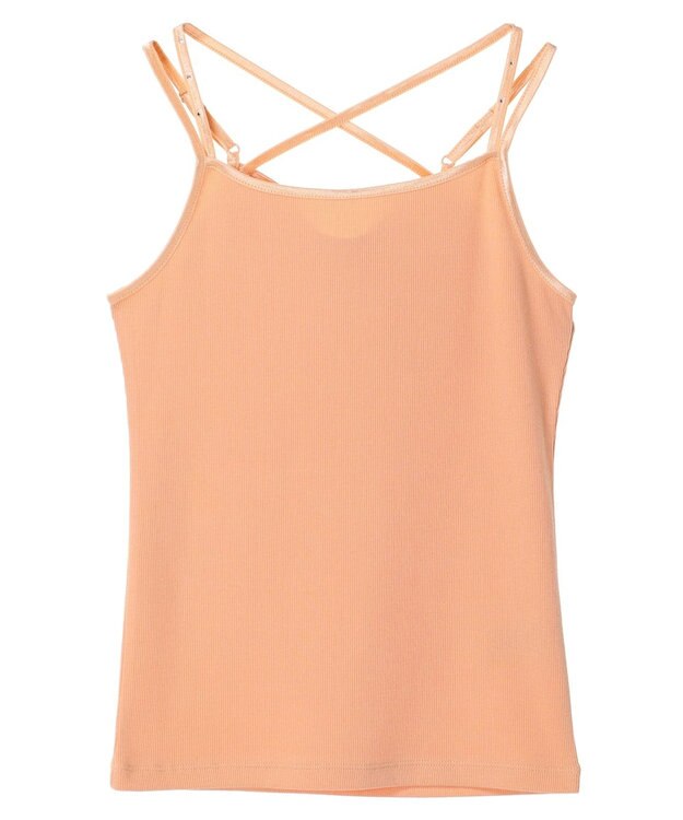 earth music&ecology キラキララインストーンキャミ Orange