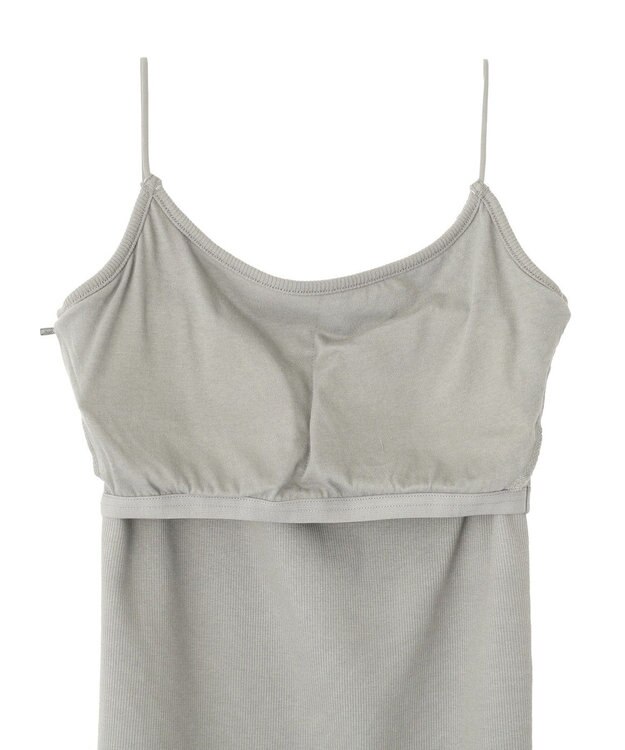 Green Parks カップ付きキャミソール Gray