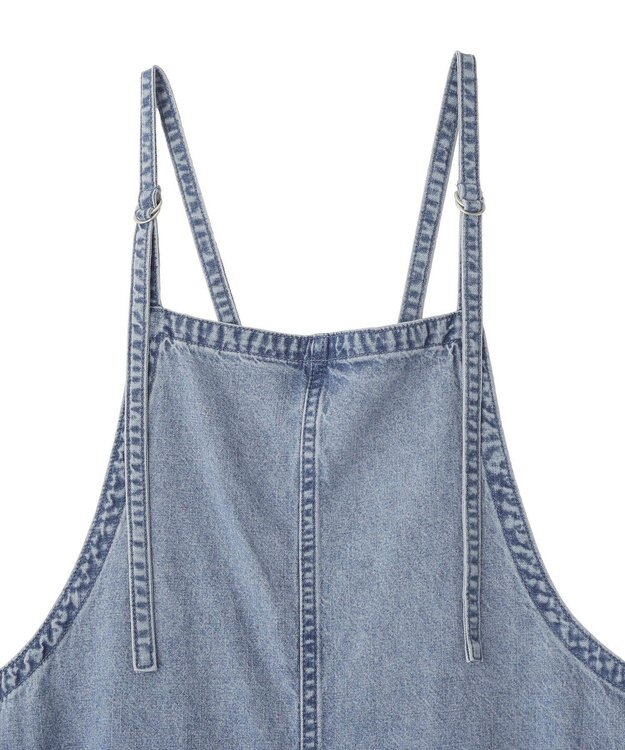 YECCA VECCA 綿麻デニムサロペット Light Indigo