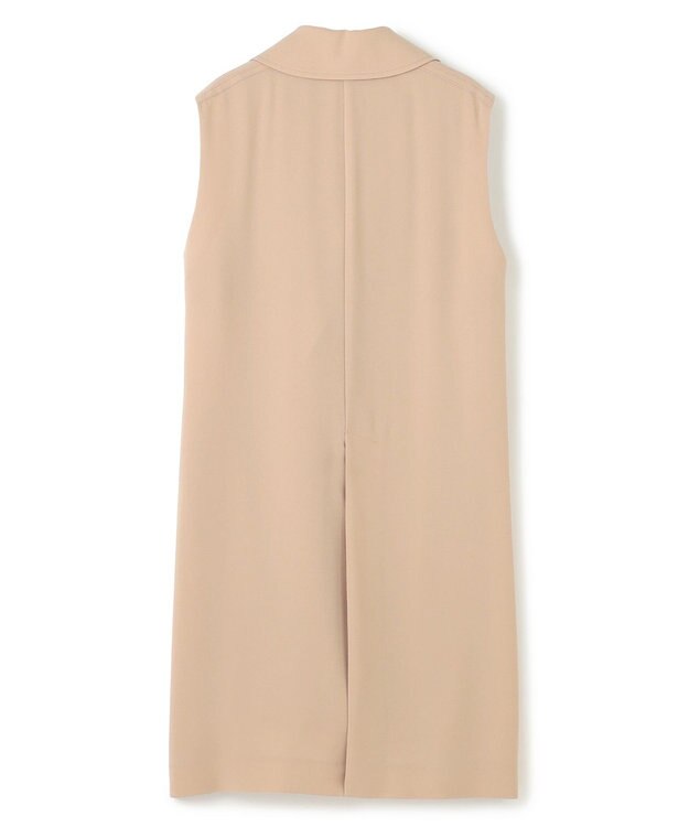 BEIGE， FLEUR / ラップデザインロングジレ Beige