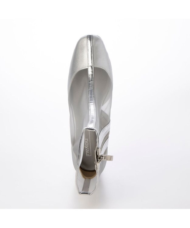 MODE ET JACOMO <noyau>ブロックヒールチュールブーツ シルバー