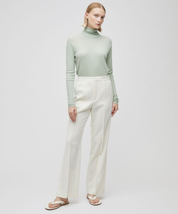 BEIGE， SORE / ハイネックカットソー Sage