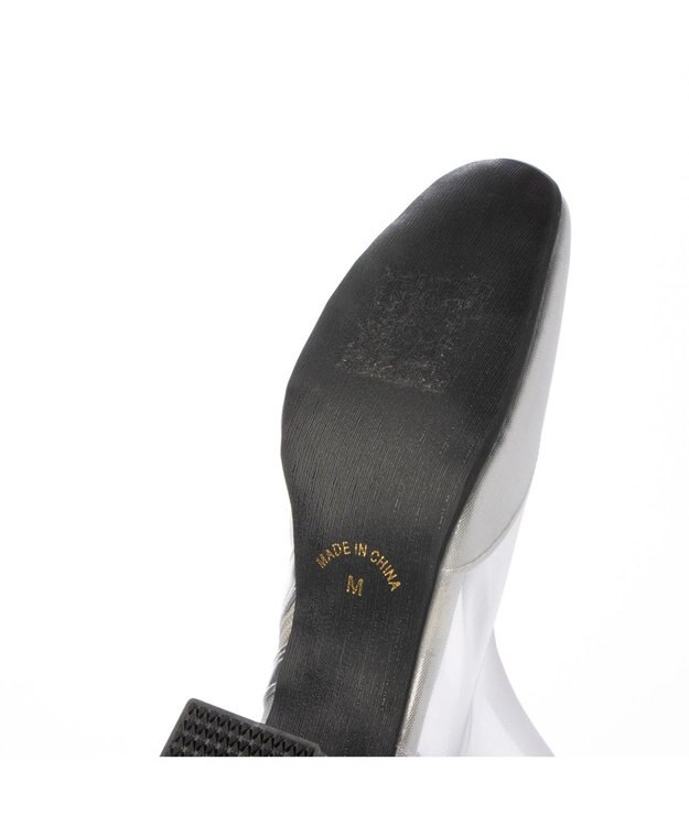 MODE ET JACOMO <noyau>ブロックヒールチュールブーツ シルバー