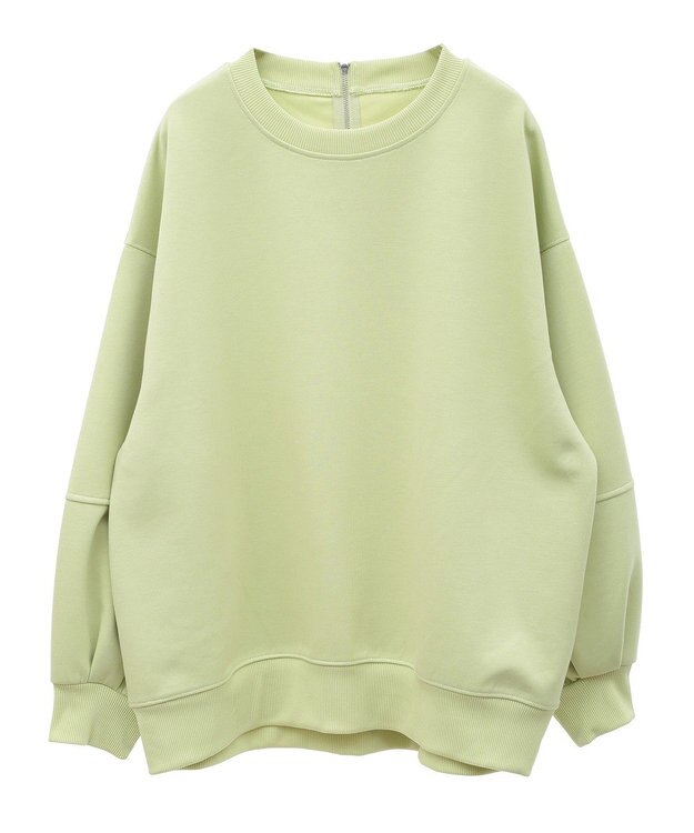 earth music&ecology ダンボールニットバックＺＩＰチュニック Yellow