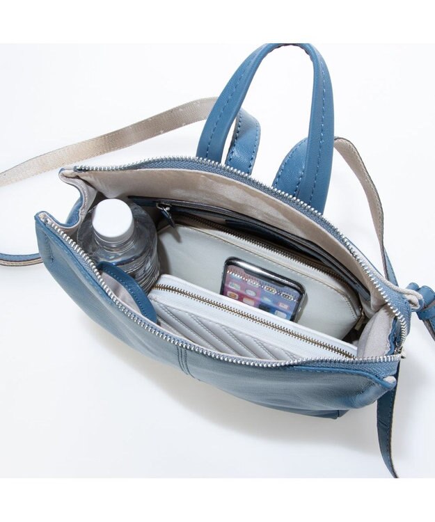 UNBILLION アトランタ ATLANTA / やぎ革軽量ミニリュック ブルー