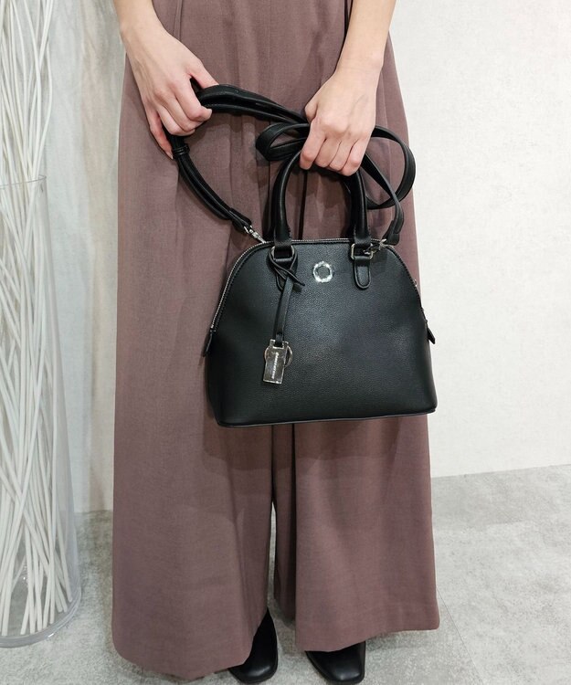 style code 【MERCURYDUO/マーキュリーデュオ】メタルアイレット　ハンドバッグ ブラック