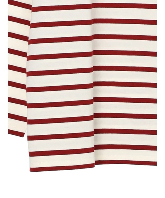 Green Parks ボーダーゆるチュニック Red