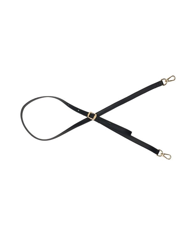 INTER-CHAUSSURES 【CHRISTIAN VILLA】レザーワイドハンドバッグ ブラック