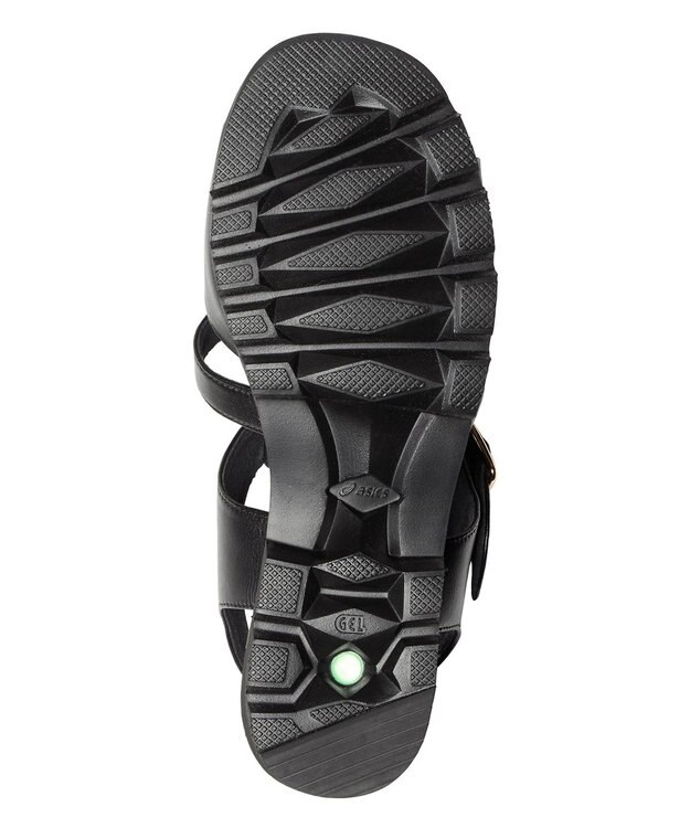 ASICS WALKING ペダラ ソフトラギッドサンダル レディース 3E ブラック系