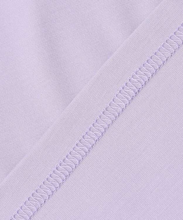 組曲 KIDS 【110-140㎝】【接触冷感・UVカット】サラリとヨークデザイン トップス ラベンダー