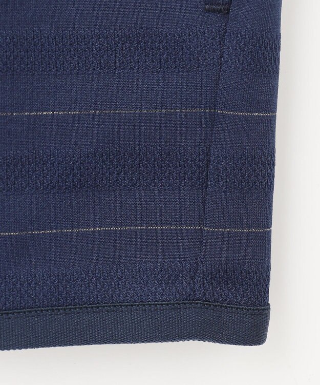 23区GOLF 【WOMEN】便利なUV羽織！【吸水速乾/UVカット】ラメボーダージャージ ネイビー系