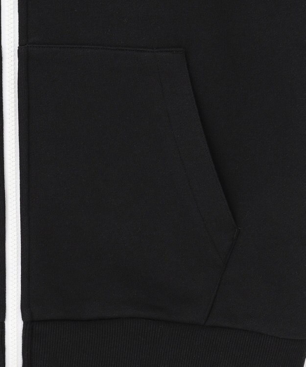 PW CIRCULUS 【MEN】アスレジャー 裏毛 ジップアップ パーカー ブラック系