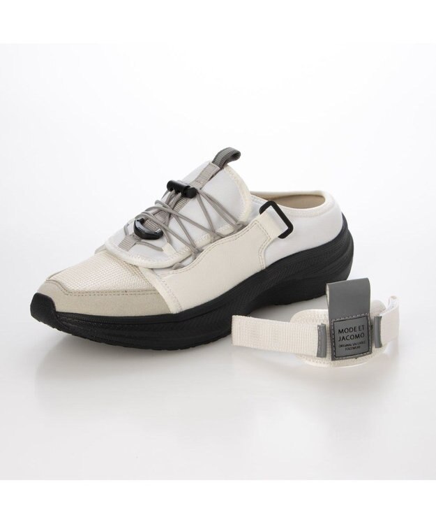 MODE ET JACOMO <MODE ET JACOMO>【２WAY】コードストッパースニーカー ホワイト