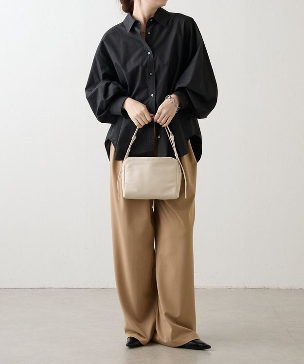 russet kuubo ボックストートバッグ(CE-1633) Ivory