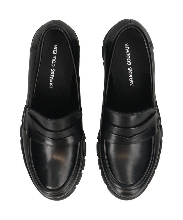 Bridget Birkin 【PARADIS COULEUR】トラックソールローファー ブラック