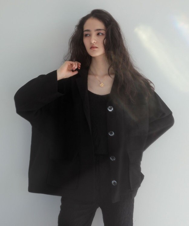 Green Parks ■ＥＳＣＡＲ　リネンライクオーバーサイズジャケット