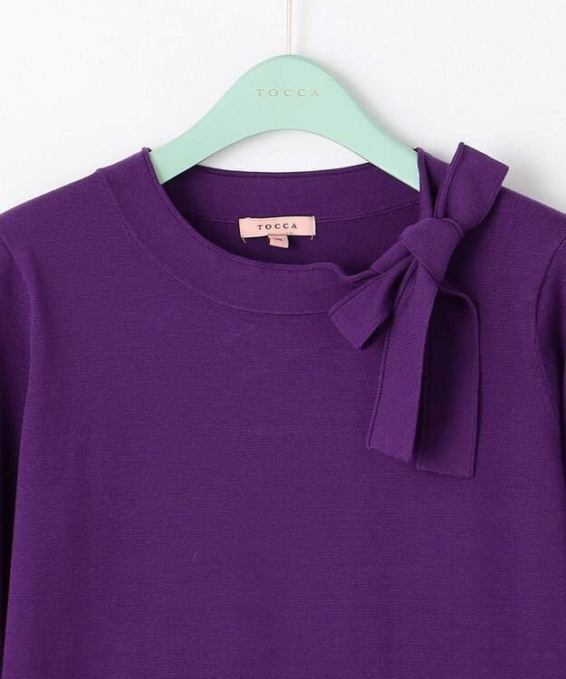 TOCCA 【洗える！】PRESENT ニット パープル系