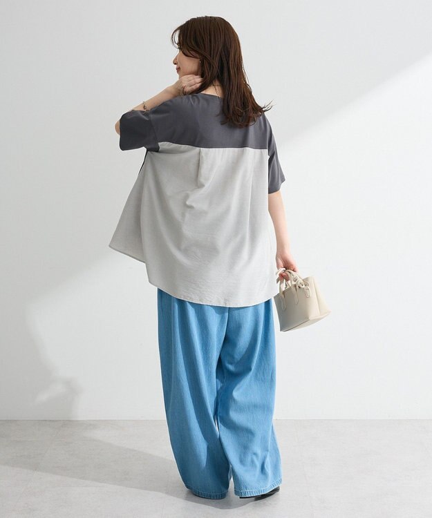 Green Parks バックタックドッキングプルオーバー Gray