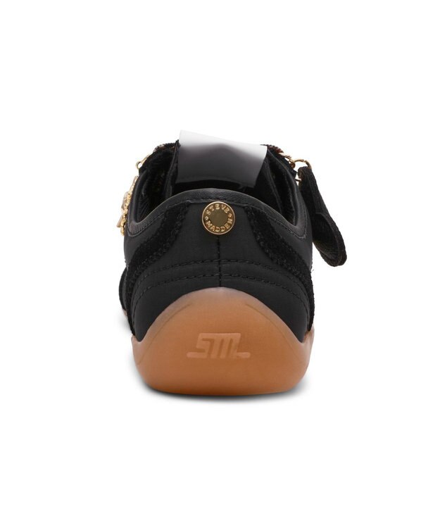 STEVE MADDEN BASSETT チャーム付きローカットスニーカー ブラックホワイト