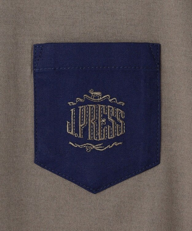 J.PRESS KIDS 【140-170cm】切替Ｔシャツ カーキ系