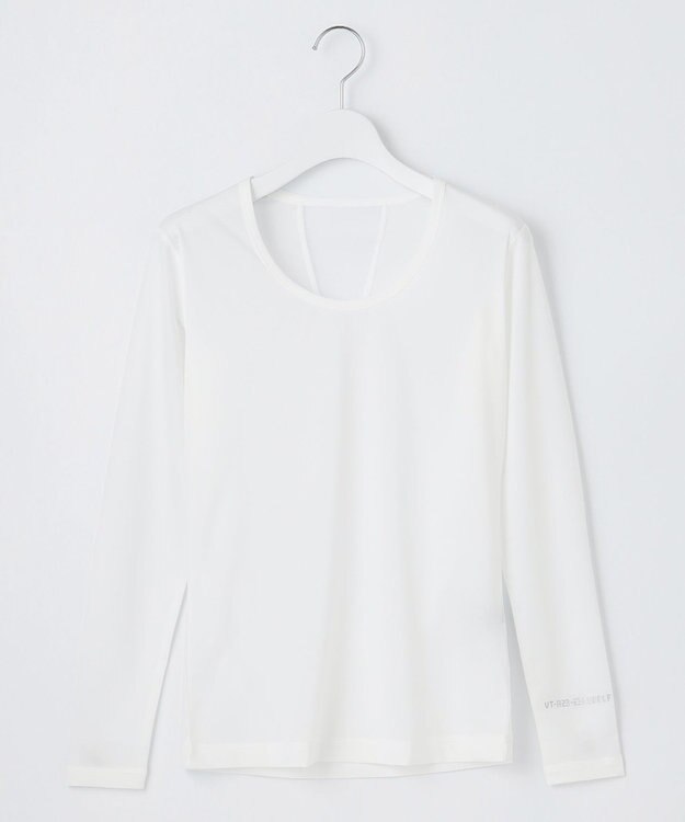 23区GOLF 【WOMEN】【吸水速乾・UVケア】３０ｄインナーUネック カノコ ホワイト系