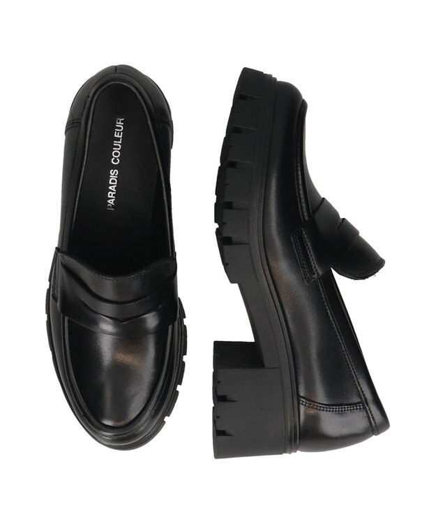 Bridget Birkin 【PARADIS COULEUR】トラックソールローファー ブラック