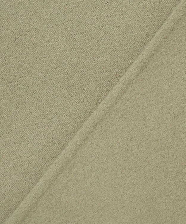 23区 S 【R(アール)】ウールメルトンリバー ショートコート オリーブ系