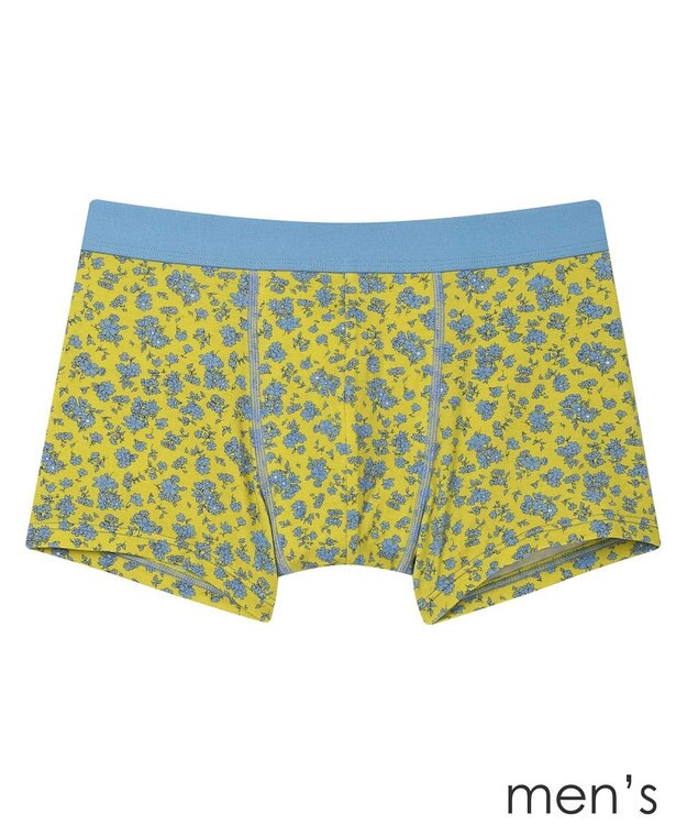 une nana cool メンズボクサーパンツ MADE WITH LIBERTY FABRIC クリアイエロー