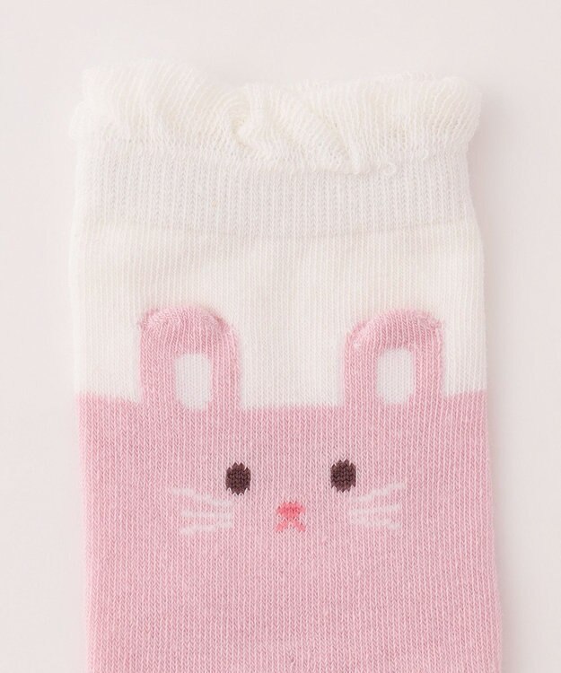 ANY KIDS 【3点セット】ソックス (ウサギポンポン) ホワイト系