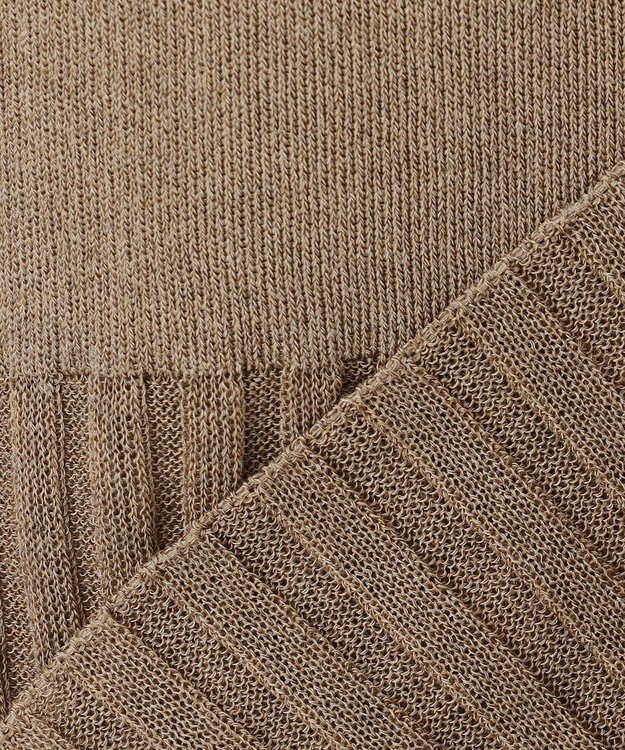 uncrave シアーニット コンビトップス モカ