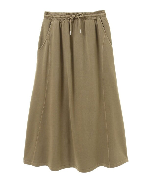 Green Parks ・ＳＵＧＡＲ　ＳＰＯＯＮ　ピグメントスウェットスカート Beige