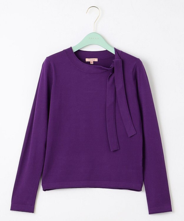 TOCCA 【洗える！】PRESENT ニット パープル系