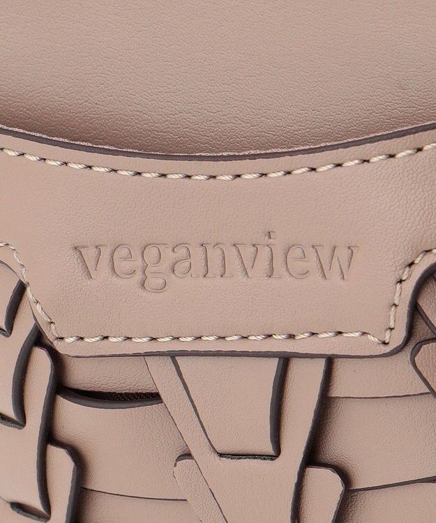 LA BAGAGERIE 【veganview】v piece mesh smartphone shoulder bag グレージュ
