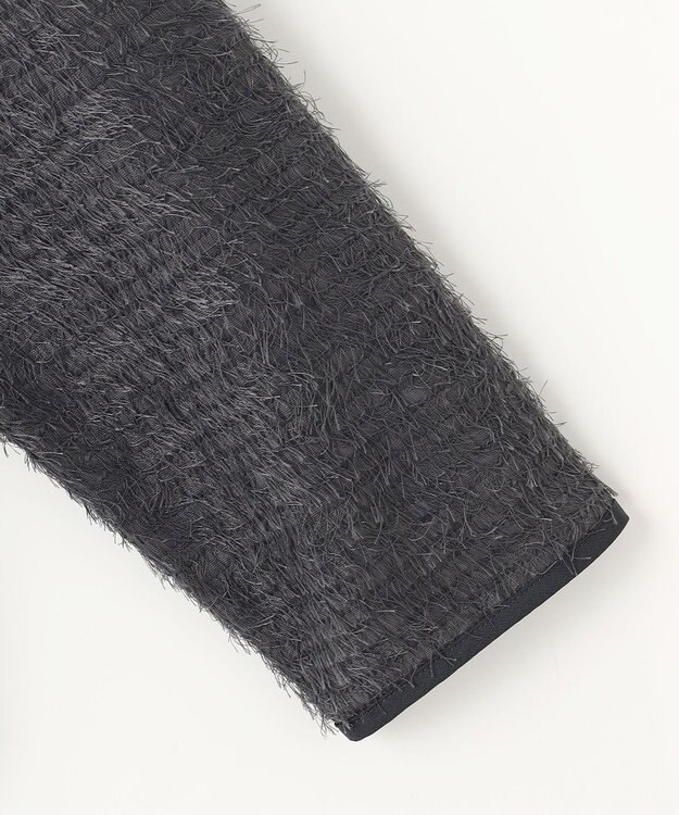 自由区 L 【カタログ掲載】ループカットジャカードプルオーバー ブラウス スレート