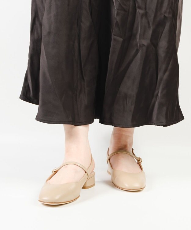 BONTRE 【LucaGrossi/ルカグロッシ】ラウンドトゥストラップシューズ/CH980-XS トープ