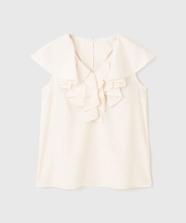 GRACE CONTINENTAL フリルカラートップ キナリ