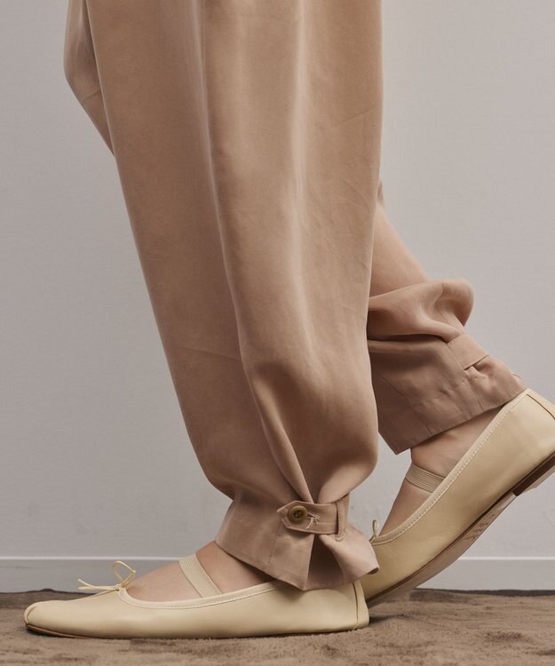 GRACE CONTINENTAL フィブリルバルーンパンツ ベージュ