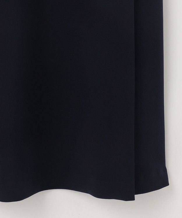 組曲 L ライトダブルクロス ジャンパーワンピース ネイビー系