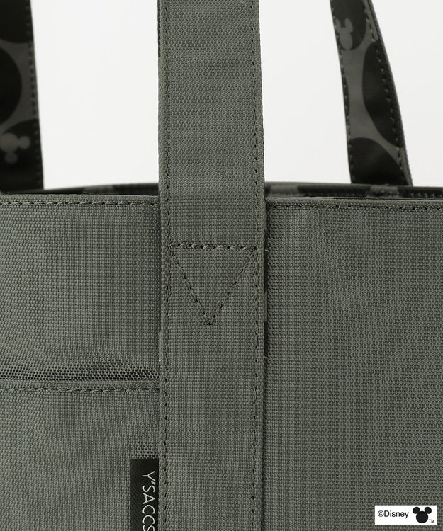 Y'SACCS 【Disney Collection】シルエットプリントトートバッグ　Mサイズ グレー