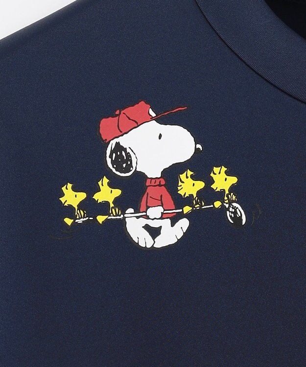 23区GOLF 【WOMEN】『PEANUTS』コラボプリントトレーナー ネイビー系