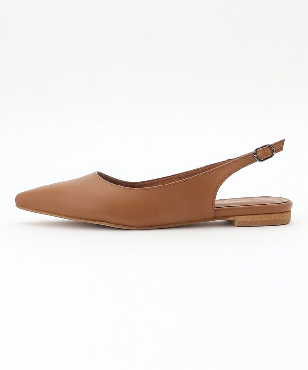 自由区 【カタログ掲載】バックストラップコンフォート サンダル ブラウン