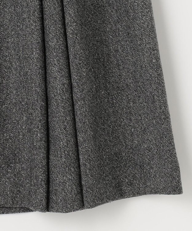 J.PRESS LADIES 【セットアップ対応】ウールストレッチツイード スカート グレー系