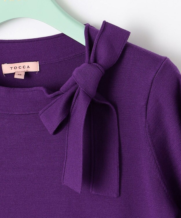 TOCCA 【洗える！】PRESENT ニット パープル系