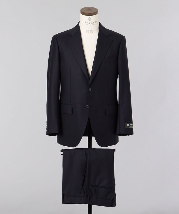 GOTAIRIKU 【DORMEUIL】EXEL UK スーツ ネイビー系