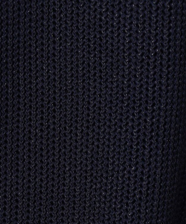 UNFILO メッシュニット カーディガン ネイビーラメ