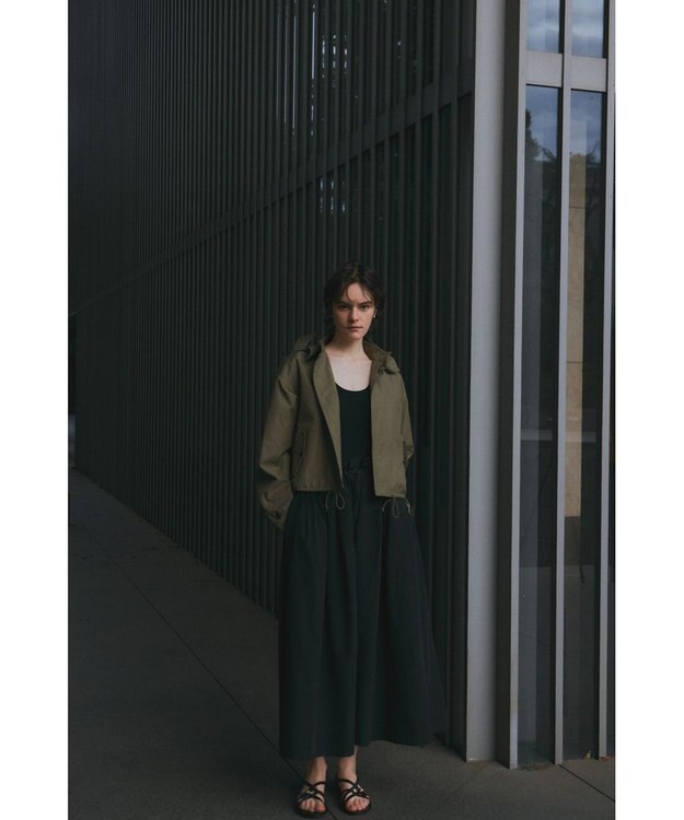 NAVE 【Nave・撥水加工】オーガニックギャバ ジャケット カーキ系