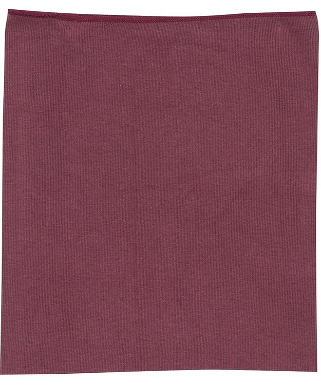 Wing あったか腹巻 薄手 アウターにひびきにくい フリーカッティング素材 秋 冬 ER0582 ウイング／ワコール ワイン