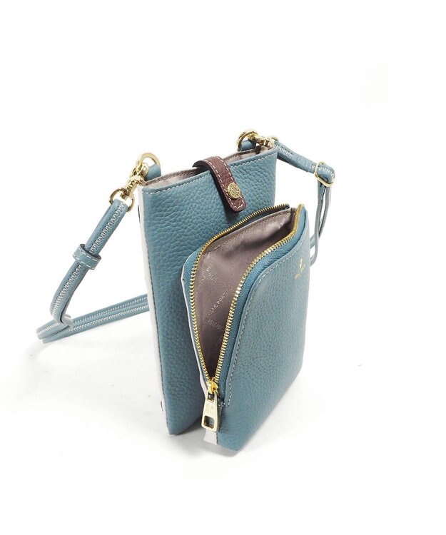 PELLE BORSA マイクロショルダー Reinette Goods レネットグッズ 4746 ブルーグレー